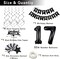 17th Birthday Decorations for Boy Girl (Black;white) 10 x 8 x 0.5 inches